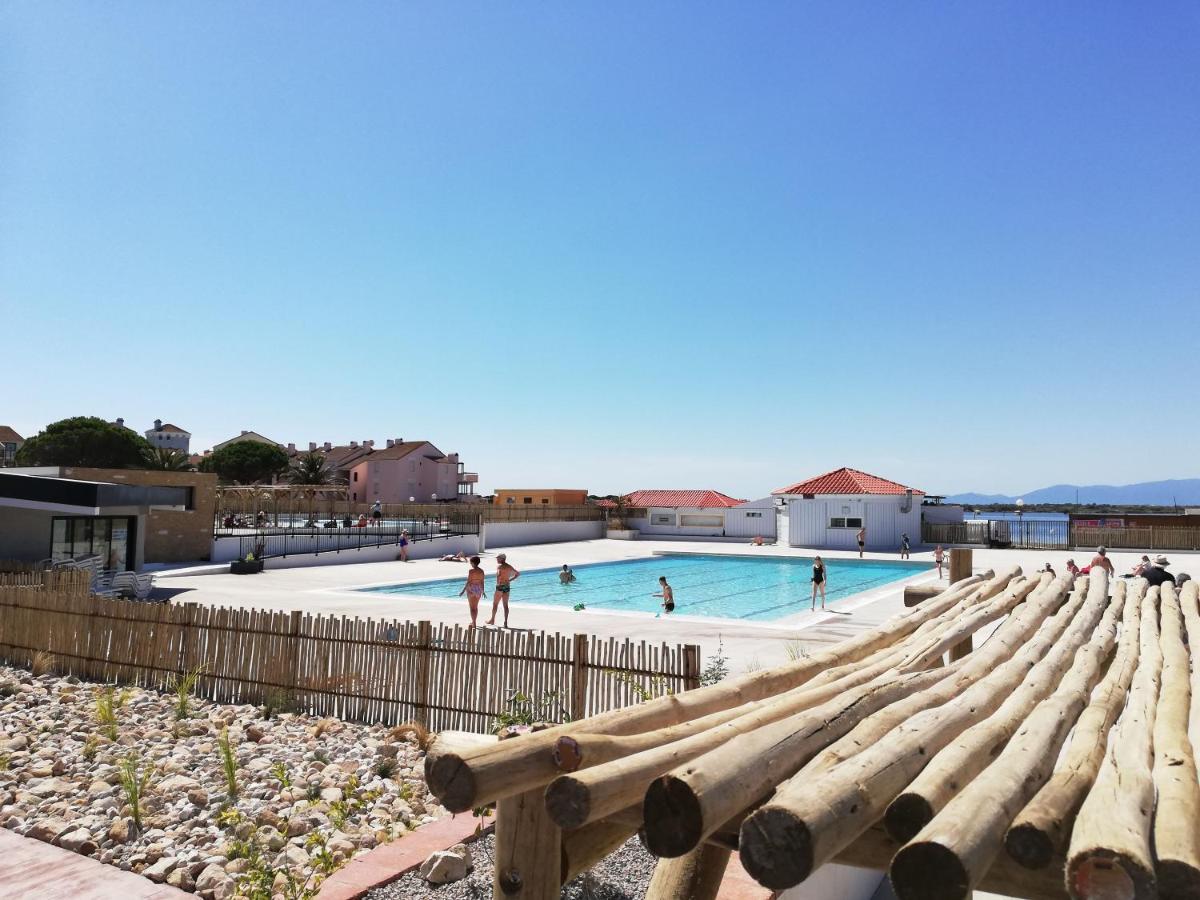Appartement Cosy Sur La Presqu'Ile De Cap Coudalere Avec Piscine Ouverte Et Chauffee Le Barcarès Eksteriør bilde