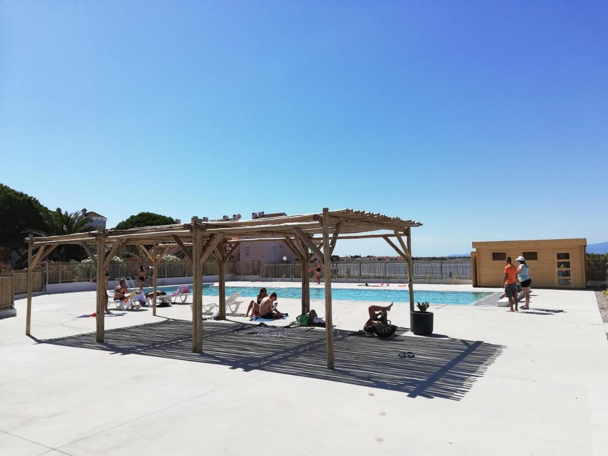 Appartement Cosy Sur La Presqu'Ile De Cap Coudalere Avec Piscine Ouverte Et Chauffee Le Barcarès Eksteriør bilde