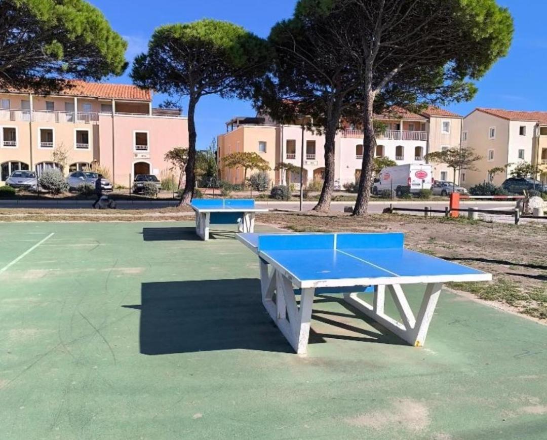 Appartement Cosy Sur La Presqu'Ile De Cap Coudalere Avec Piscine Ouverte Et Chauffee Le Barcarès Eksteriør bilde